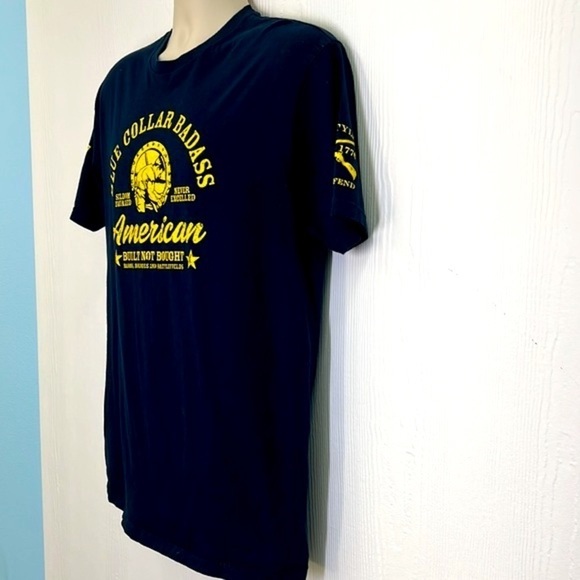 Grunt Style - Blue Collar American Built Not Bought Short Sleeve Shirt Large - Picture 5 of 9